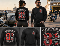 Infernal Twin Skulls Sweatshirt