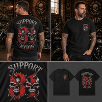 Infernal Twin Skulls Basic T-Shirt