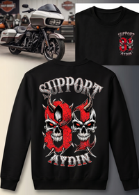 Infernal Twin Skulls Sweatshirt