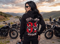 Infernal Twin Skulls Hoodie