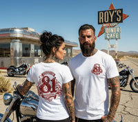 Retro Monogram Türkiye Beyaz Basic T-Shirt