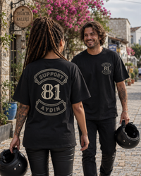 Crafted Legacy Siyah Oversize T-Shirt