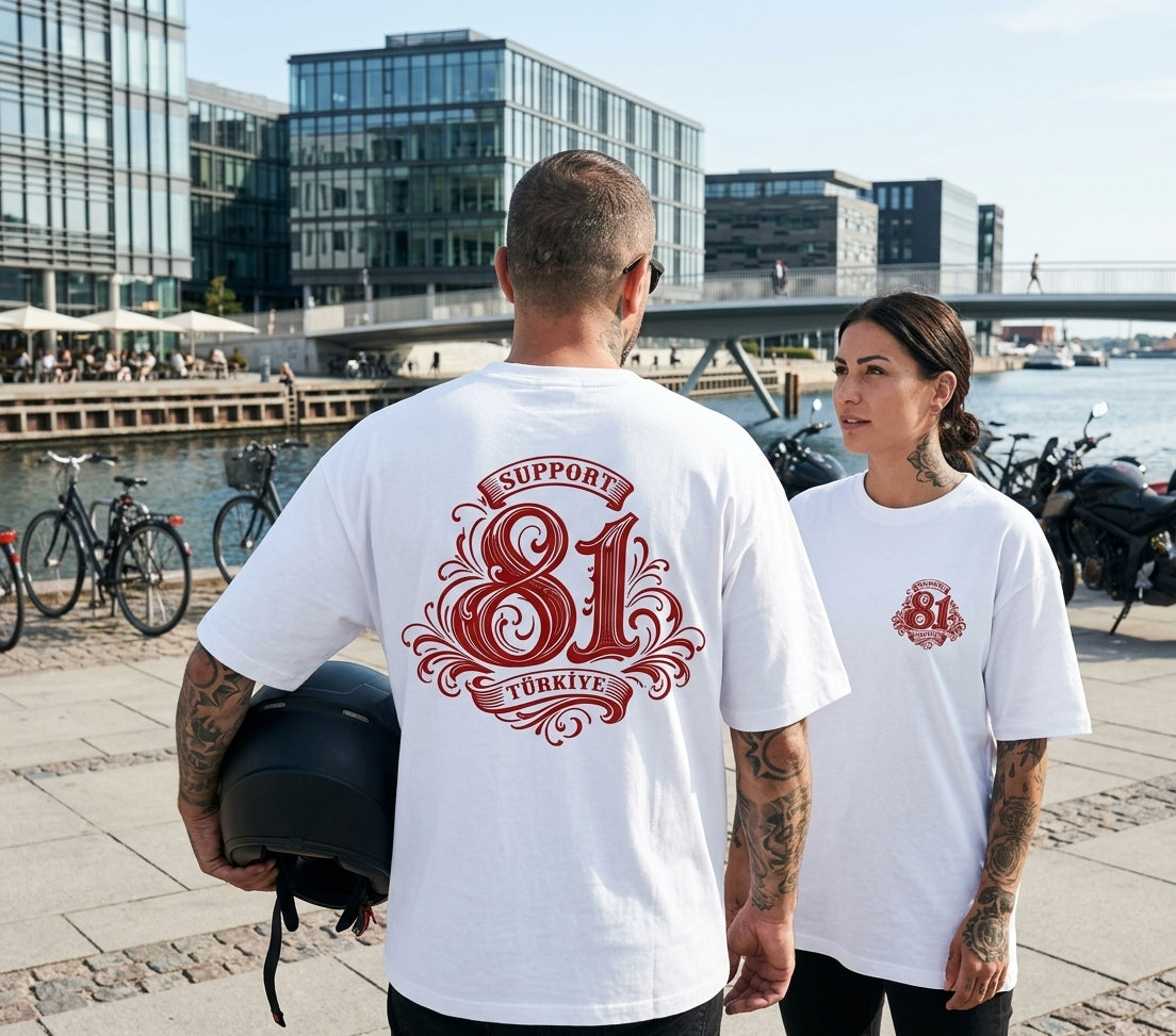 Retro Monogram Türkiye Oversize T-Shirt