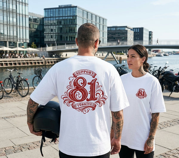 Retro Monogram Türkiye Oversize T-Shirt
