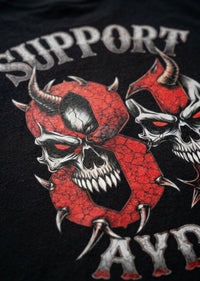 Infernal Twin Skulls Hoodie
