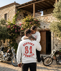 Old School Prestige Türkiye Beyaz Sweatshirt