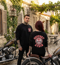 Neon Skull Siyah Sweatshirt