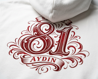 Retro Monogram Aydın Hoodie