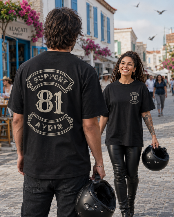 Crafted Legacy Siyah Oversize T-Shirt