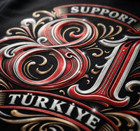 Retro Monogram Türkiye Hoodie