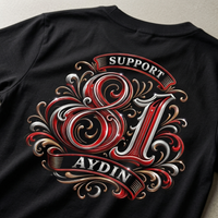 Retro Monogram Aydın Basic T-Shirt