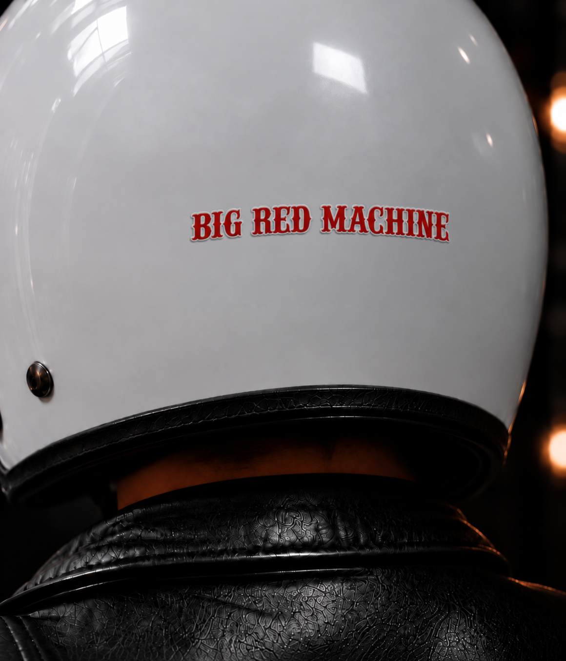 BIG RED MACHINE 3D UV STICKER
