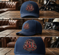 Retro Monogram Türkiye LACİVERT Şapka