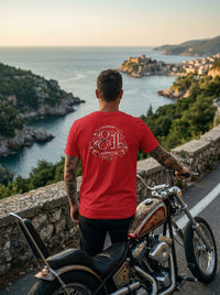 Retro Monogram Türkiye Basic T-Shirt Kırmızı - lifestyle 2