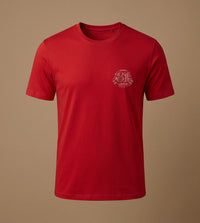Retro Monogram Türkiye Basic T-Shirt Kırmızı - ön