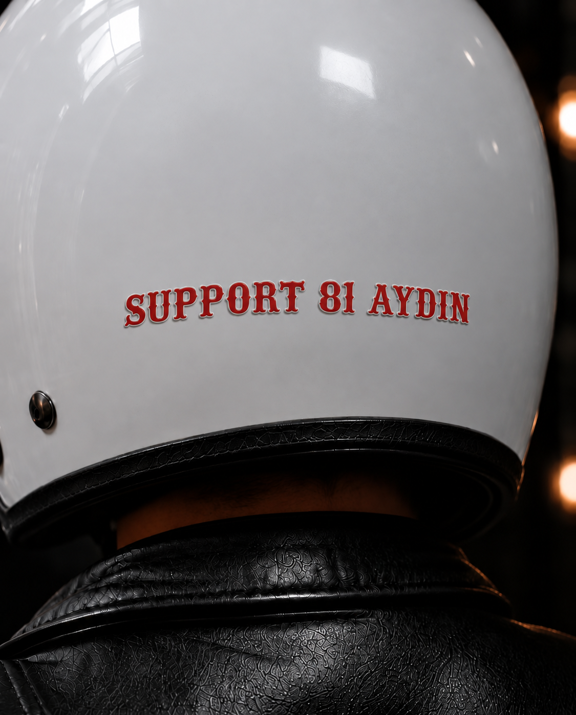 SUPPORT 81 AYDIN KIRMIZI 3D UV STICKER