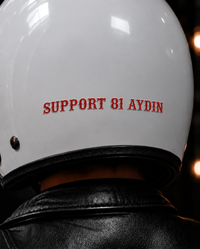 SUPPORT 81 AYDIN KIRMIZI 3D UV STICKER