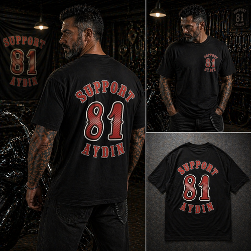 Aydın — Siyah Oversize Tişört