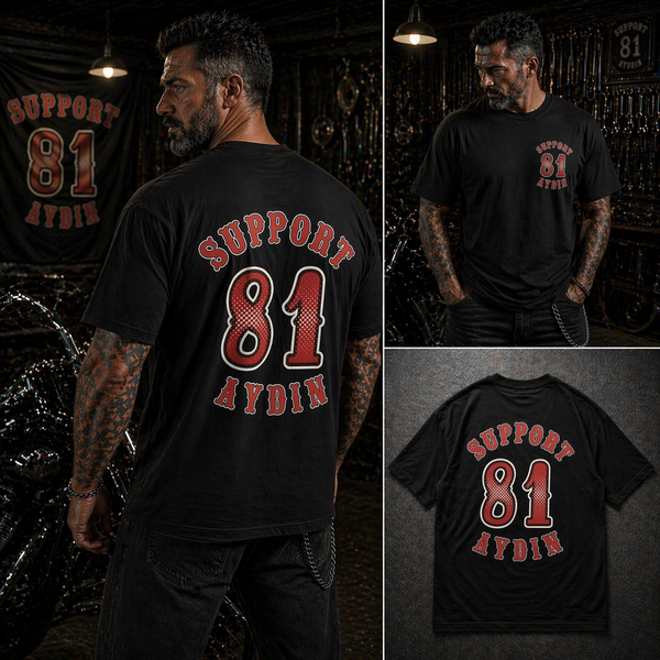 Aydın — Siyah Oversize Tişört