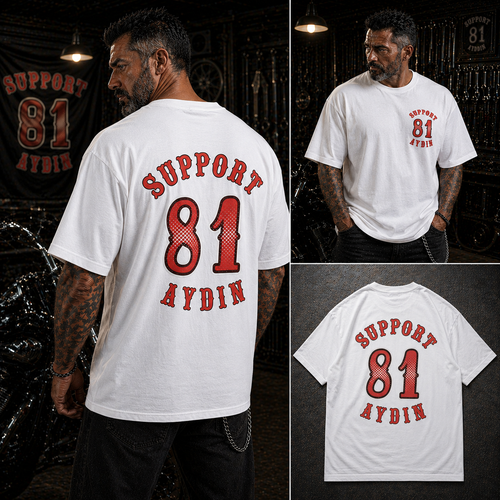 Support 81 Aydın Oversize - Beyaz