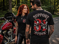 Infernal Twin Skulls Basic T-Shirt