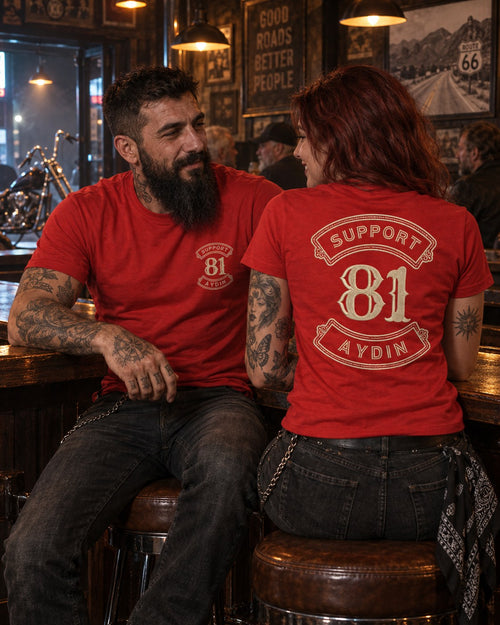 Crafted Legacy Basic T-Shirt Kırmızı - lifestyle 2