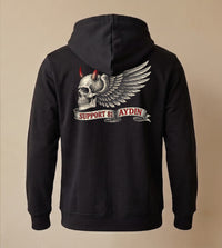 Flying Demon Siyah Hoodie