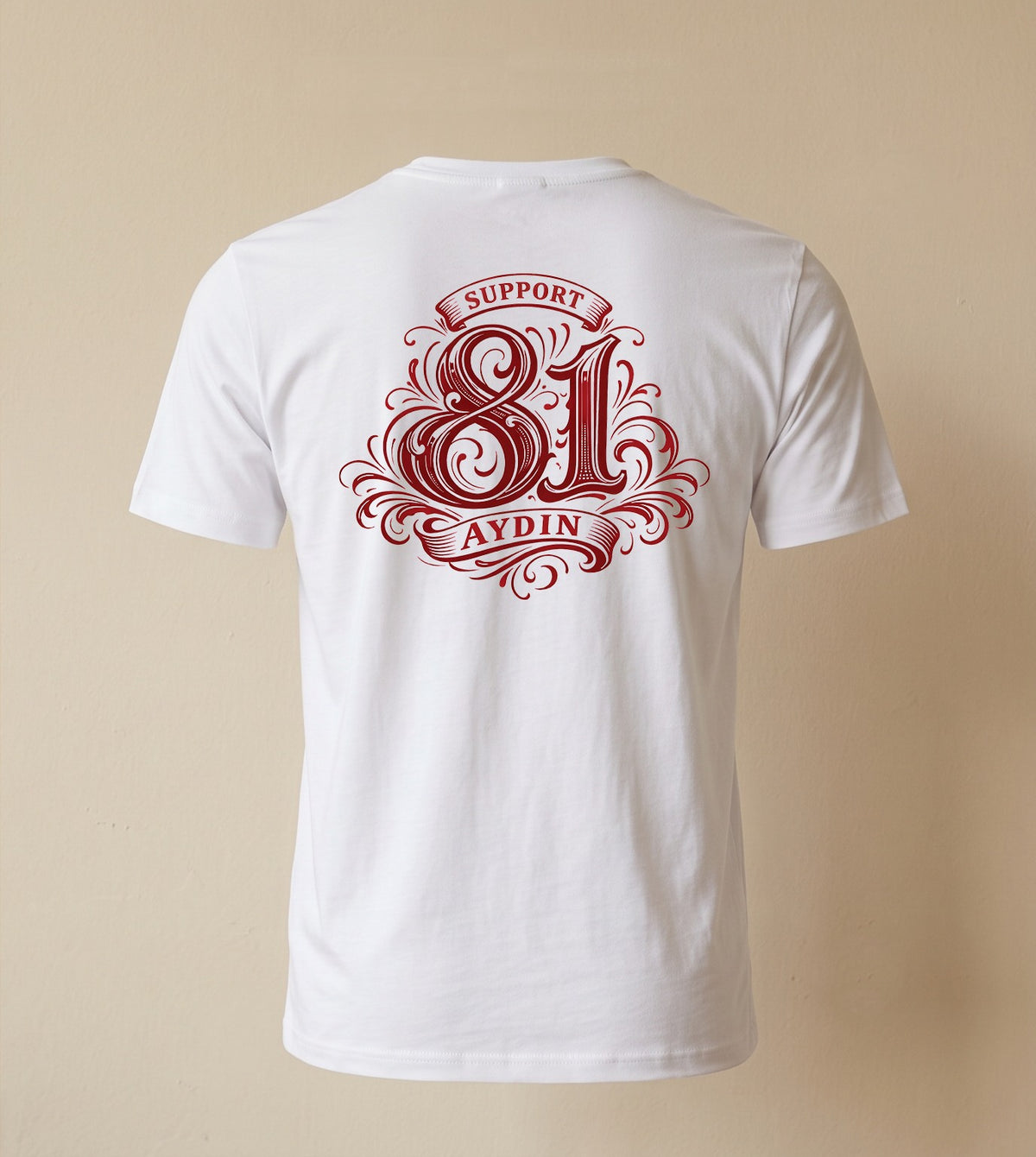 Retro Monogram Aydın Basic T-Shirt