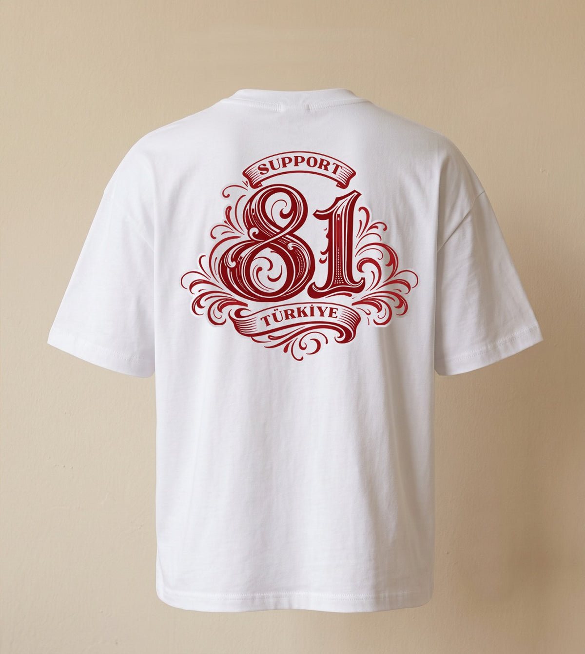 Retro Monogram Türkiye Oversize T-Shirt