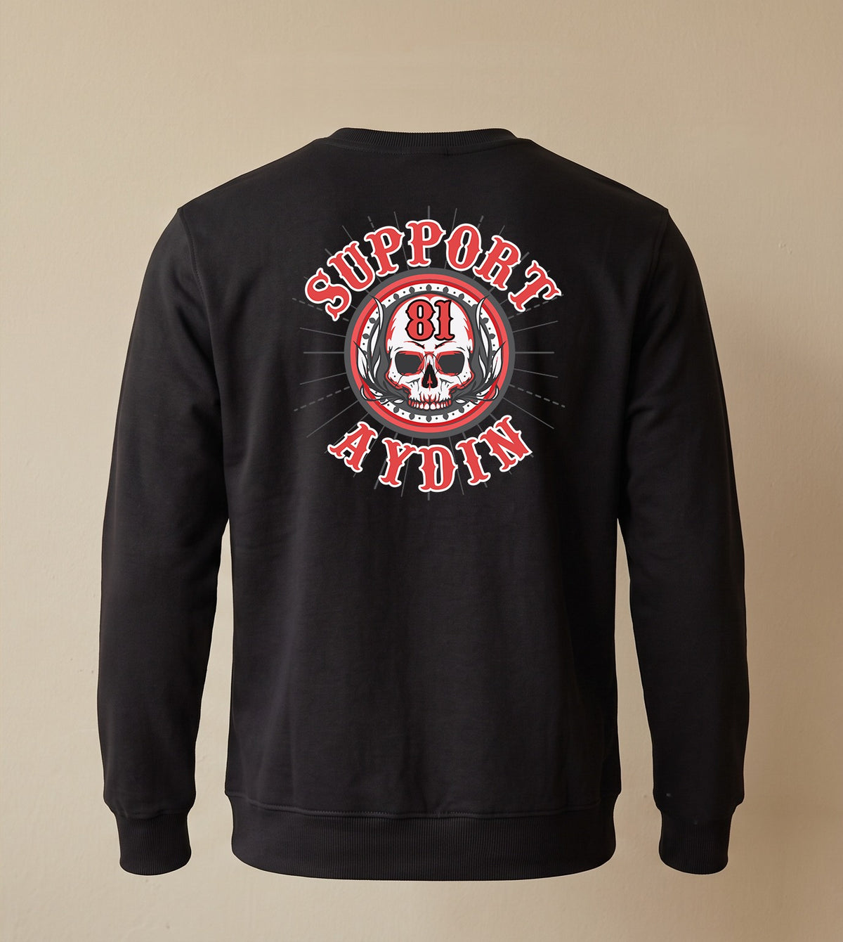 Neon Skull Siyah Sweatshirt
