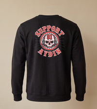 Neon Skull Siyah Sweatshirt