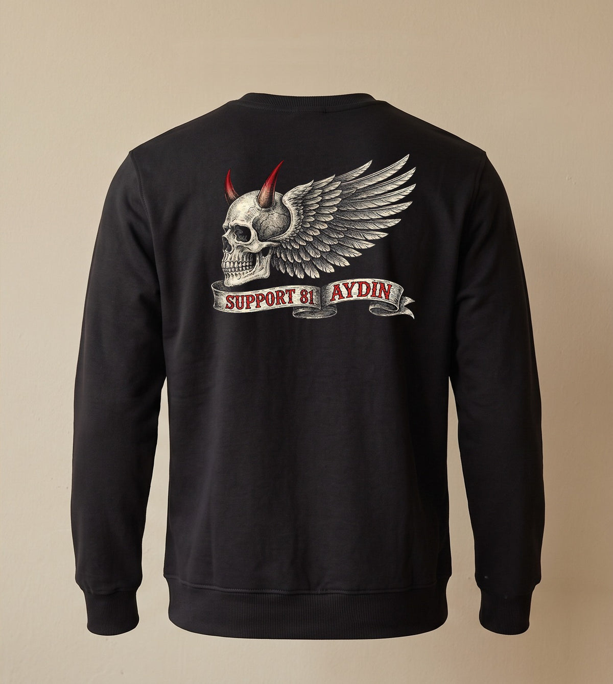 Flying Demon Siyah Sweatshirt