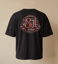 Retro Monogram Aydın Oversize T-Shirt