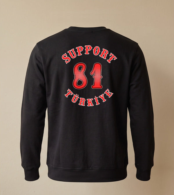 Old School Prestige Türkiye Siyah Sweatshirt