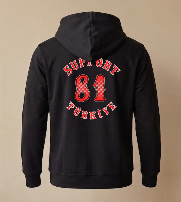 Old School Prestige Türkiye Siyah Hoodie