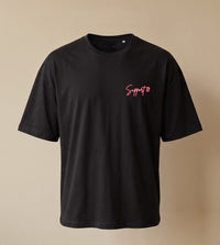 Redline Signature Siyah Oversize T-Shirt
