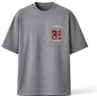 Infernal Twin Skulls Oversize T-Shirt