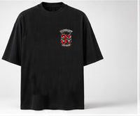Infernal Twin Skulls Oversize T-Shirt